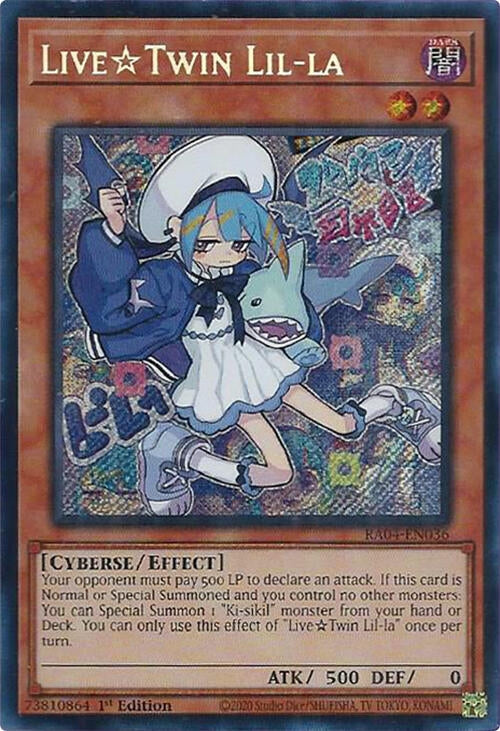 Image for LiveTwin Lil-la (Secret Rare) (Quarter Century Stampede) (RA04-EN036) - YuGiOh