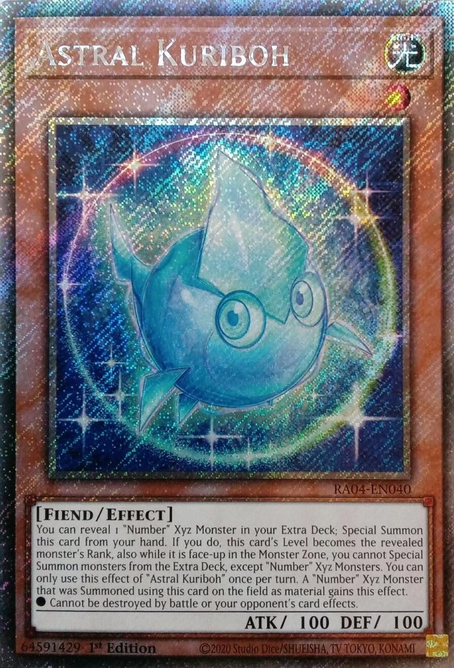 Image for Astral Kuriboh (Platinum Secret Rare) (Quarter Century Stampede) (RA04-EN040) - YuGiOh