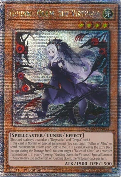 Image for Guiding Quem, the Virtuous (Quarter Century Secret Rare) (Quarter Century Stampede) (RA04-EN043) - YuGiOh