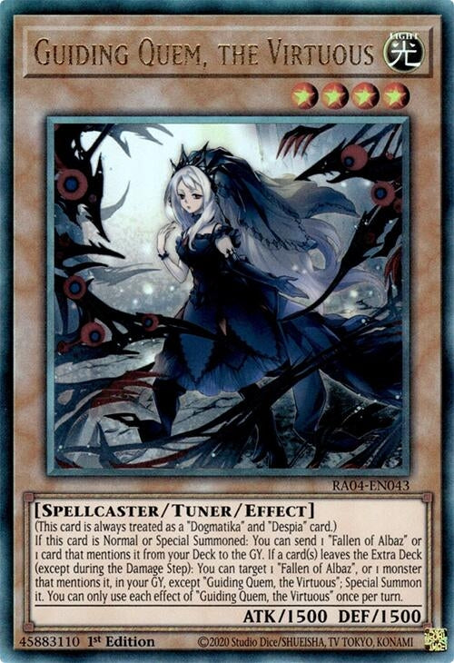 Image for Guiding Quem, the Virtuous (PUR) (Quarter Century Stampede) (RA04-EN043) - YuGiOh
