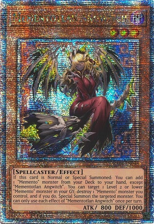 Image for Mementotlan Angwitch (Quarter Century Secret Rare) (Quarter Century Stampede) (RA04-EN048) - YuGiOh