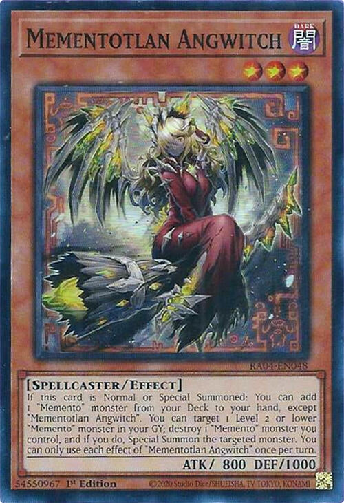 Image for Mementotlan Angwitch (Quarter Century Stampede) (RA04-EN048) - YuGiOh