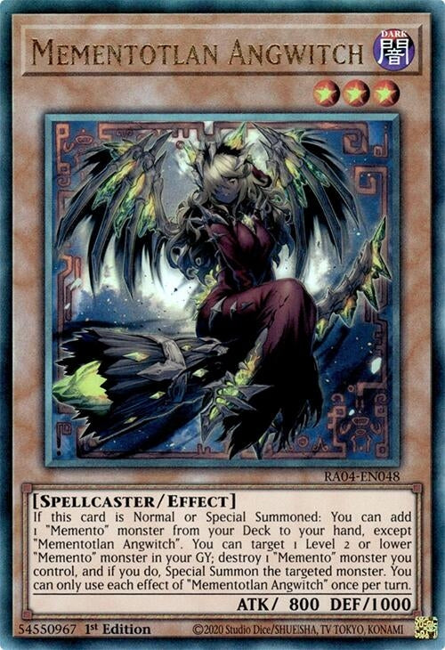 Image for Mementotlan Angwitch (PUR) (Quarter Century Stampede) (RA04-EN048) - YuGiOh