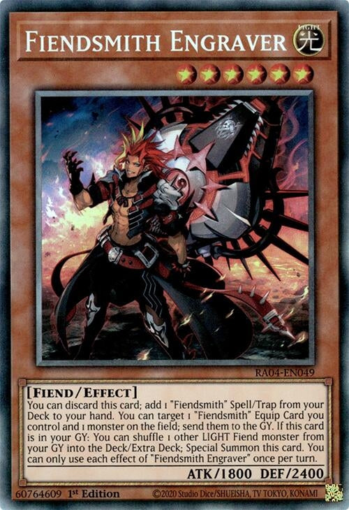 Image for Fiendsmith Engraver (PCR) (Quarter Century Stampede) (RA04-EN049) - YuGiOh