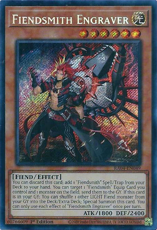 Image for Fiendsmith Engraver (Secret Rare) (Quarter Century Stampede) (RA04-EN049) - YuGiOh
