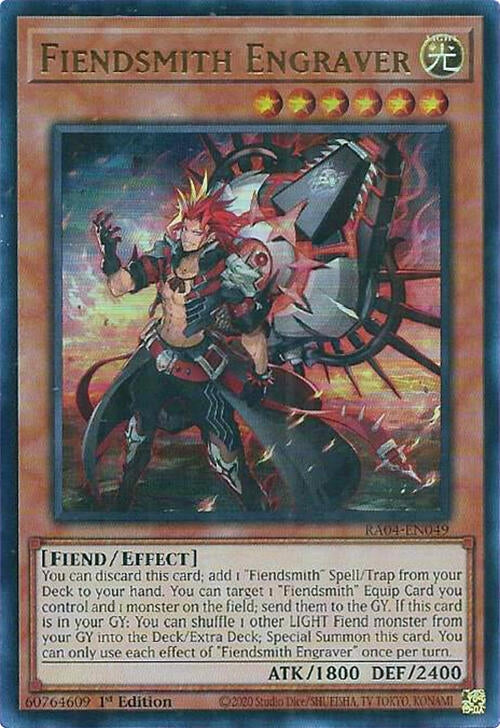 Image for Fiendsmith Engraver (UR) (Quarter Century Stampede) (RA04-EN049) - YuGiOh