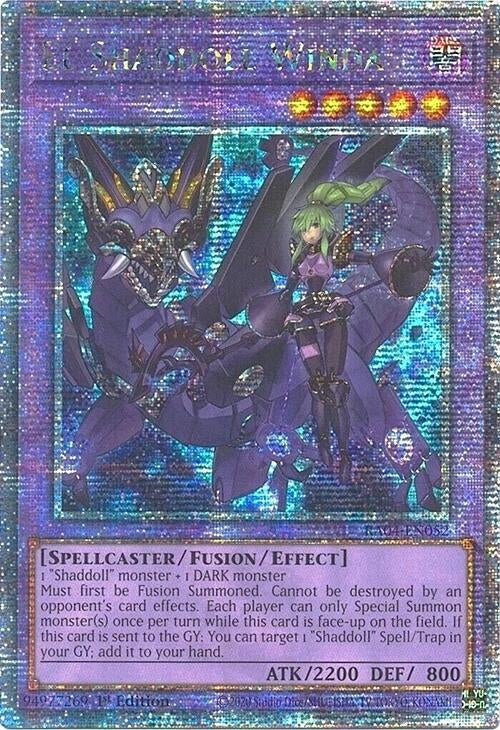 Image for El Shaddoll Winda (Alternate Art) (Quarter Century Secret Rare) (Quarter Century Stampede) (RA04-EN052) - YuGiOh