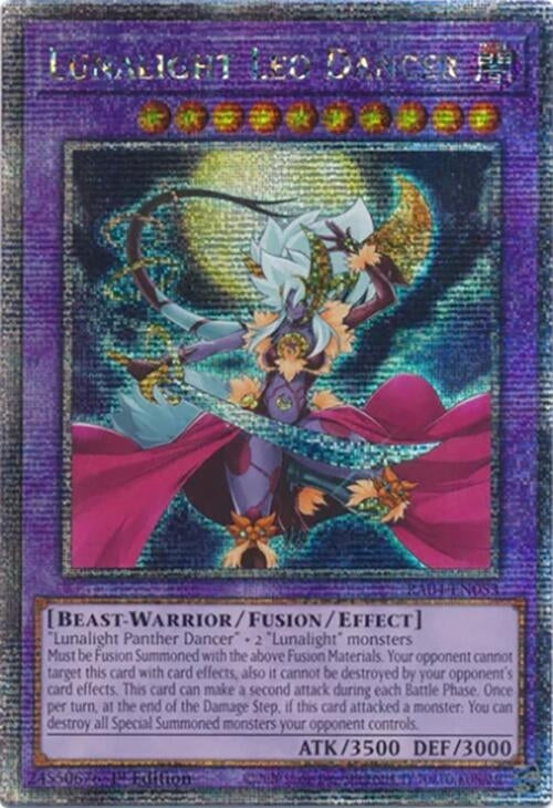 Image for Lunalight Leo Dancer (Quarter Century Secret Rare) (Quarter Century Stampede) (RA04-EN053) - YuGiOh