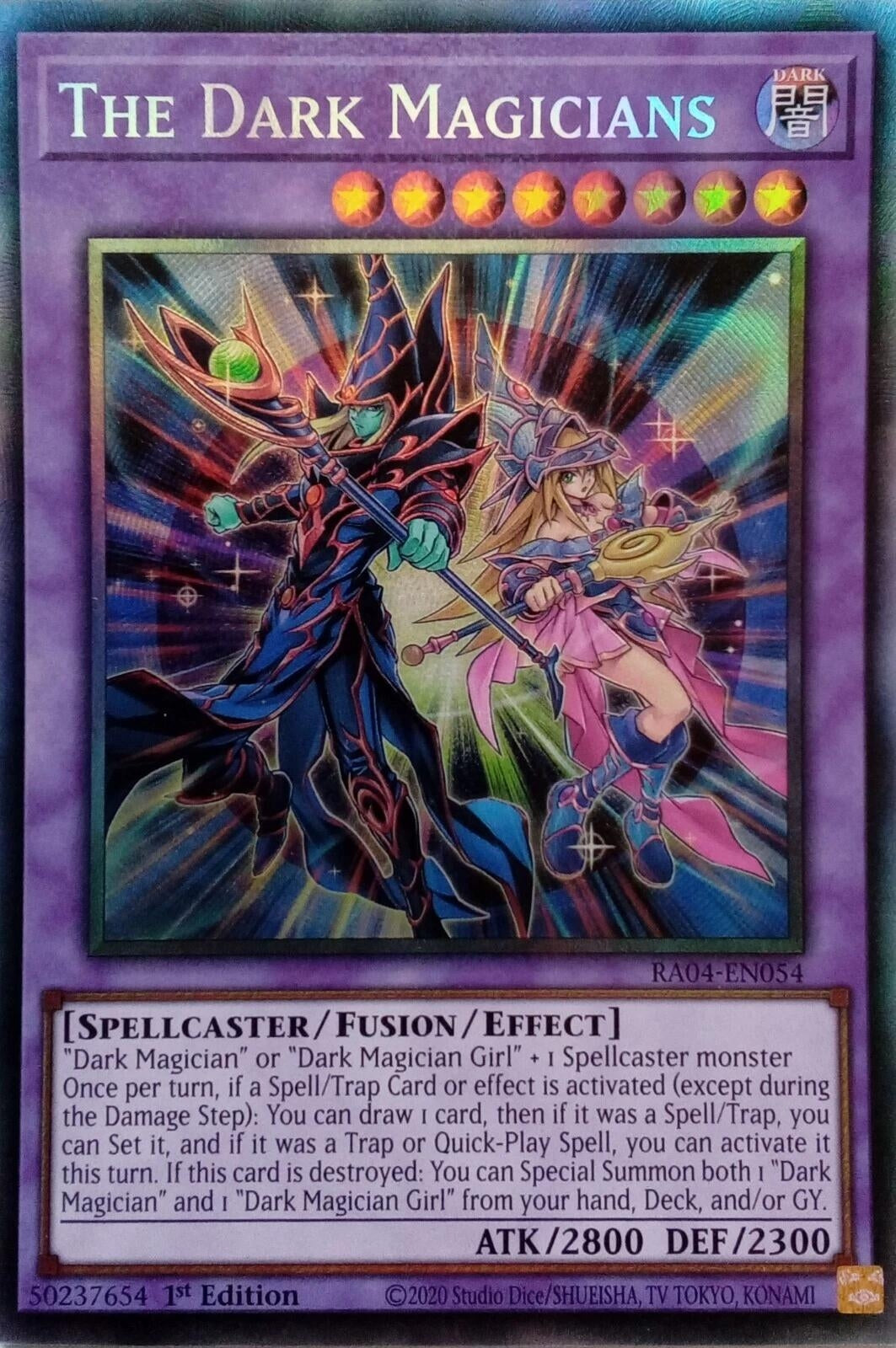 Image for The Dark Magicians (PCR) (Quarter Century Stampede) (RA04-EN054) - YuGiOh