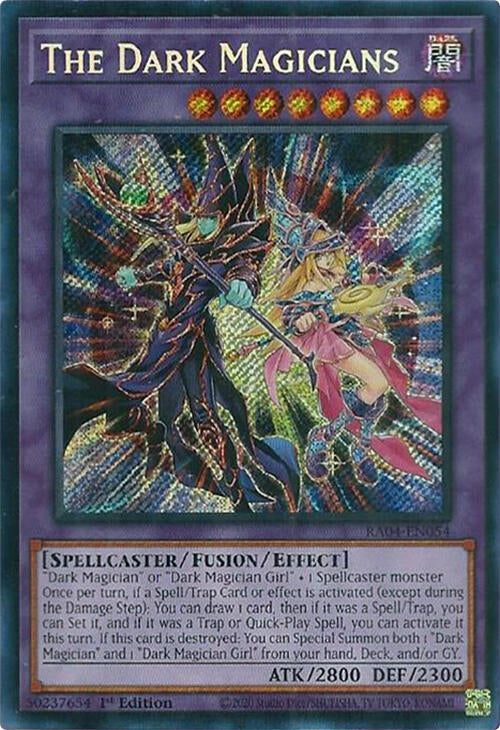 Image for The Dark Magicians (Secret Rare) (Quarter Century Stampede) (RA04-EN054) - YuGiOh