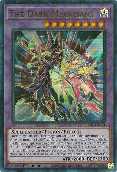 Image for The Dark Magicians (UR) (Quarter Century Stampede) (RA04-EN054) - YuGiOh