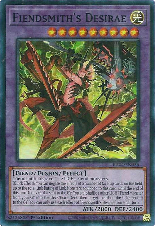 Image for Fiendsmith's Desirae (Quarter Century Stampede) (RA04-EN056) - YuGiOh
