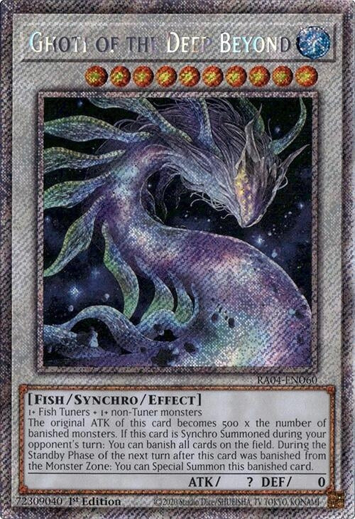 Image for Ghoti of the Deep Beyond (Platinum Secret Rare) (Quarter Century Stampede) (RA04-EN060) - YuGiOh