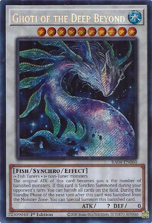 Image for Ghoti of the Deep Beyond (Secret Rare) (Quarter Century Stampede) (RA04-EN060) - YuGiOh