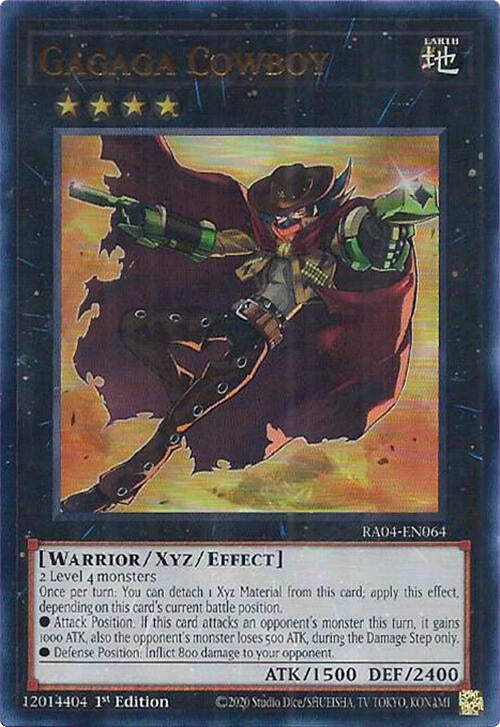 Image for Gagaga Cowboy (UR) (Quarter Century Stampede) (RA04-EN064) - YuGiOh