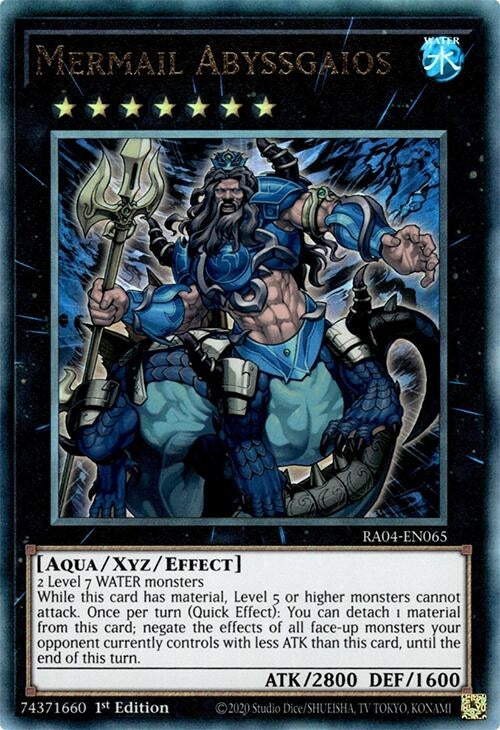 Image for Mermail Abyssgaios (PUR) (Quarter Century Stampede) (RA04-EN065) - YuGiOh