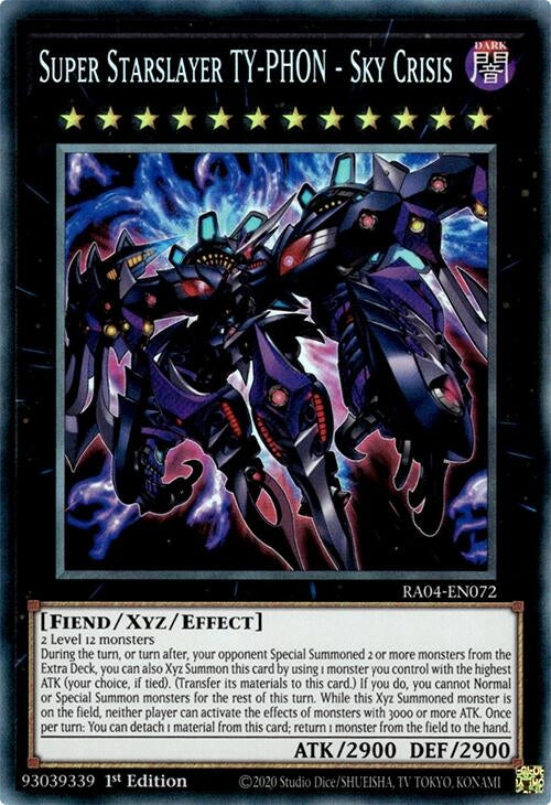 Image for Super Starslayer TY-PHON - Sky Crisis (PCR) (Quarter Century Stampede) (RA04-EN072) - YuGiOh