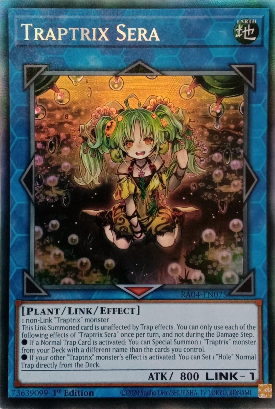 Image for Traptrix Sera (PCR) (Quarter Century Stampede) (RA04-EN075) - YuGiOh