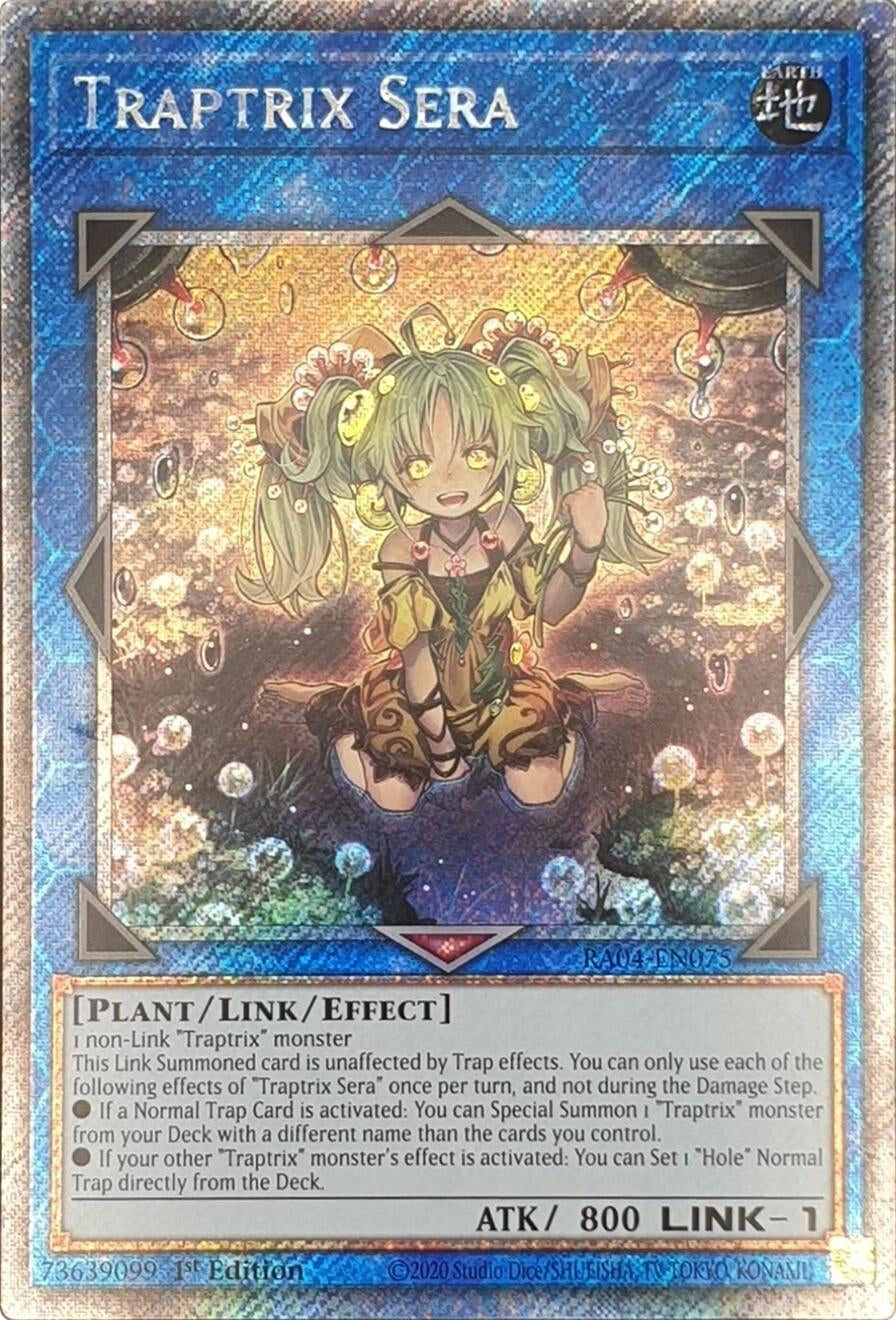 Image for Traptrix Sera (Platinum Secret Rare) (Quarter Century Stampede) (RA04-EN075) - YuGiOh
