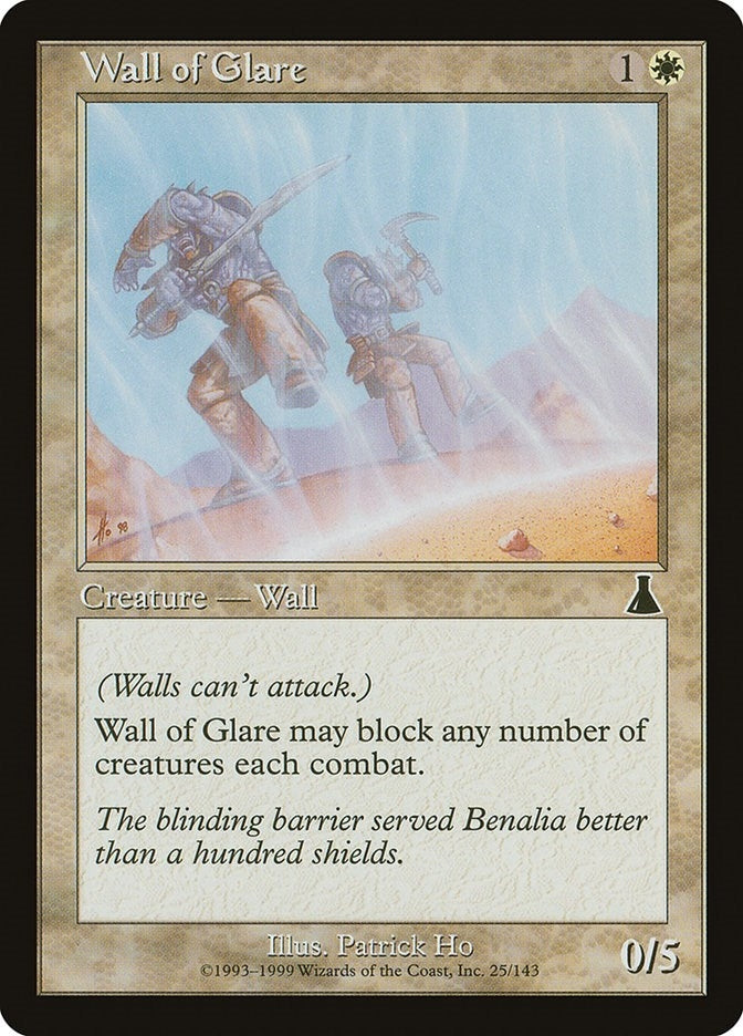 Image for Wall of Glare (Urza's Destiny) (25) - Magic: The Gathering