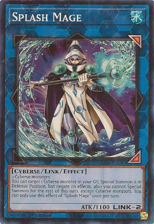 Image for Splash Mage (Quarter Century Stampede) (RA04-EN080) - YuGiOh