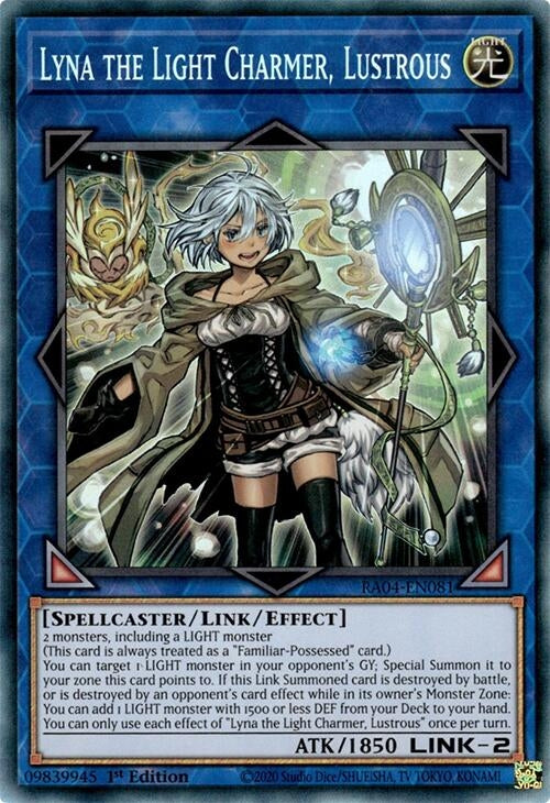Image for Lyna the Light Charmer, Lustrous (PCR) (Quarter Century Stampede) (RA04-EN081) - YuGiOh