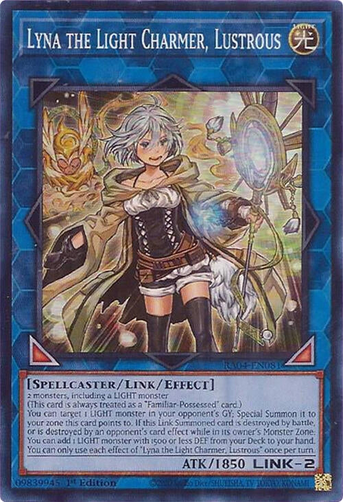 Image for Lyna the Light Charmer, Lustrous (Quarter Century Stampede) (RA04-EN081) - YuGiOh