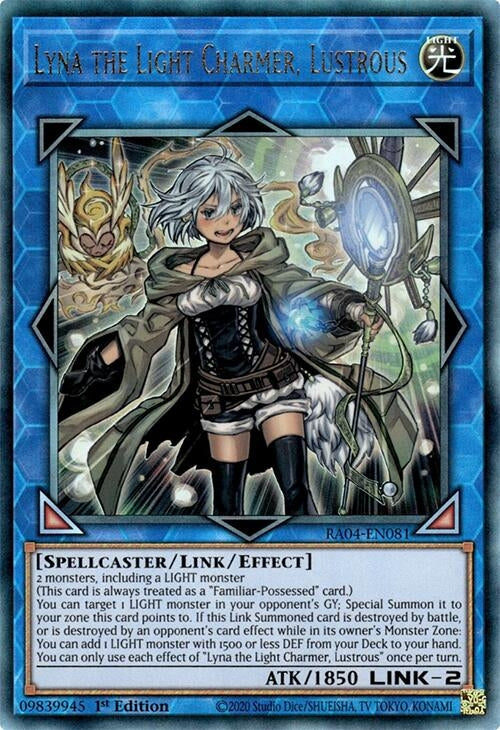 Image for Lyna the Light Charmer, Lustrous (PUR) (Quarter Century Stampede) (RA04-EN081) - YuGiOh