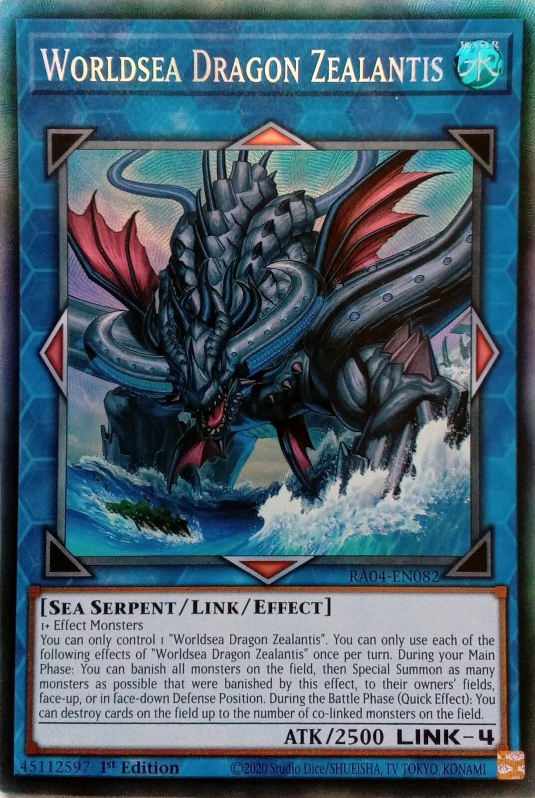 Image for Worldsea Dragon Zealantis (PCR) (Quarter Century Stampede) (RA04-EN082) - YuGiOh