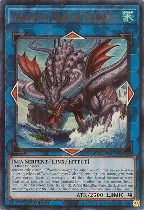 Image for Worldsea Dragon Zealantis (UR) (Quarter Century Stampede) (RA04-EN082) - YuGiOh