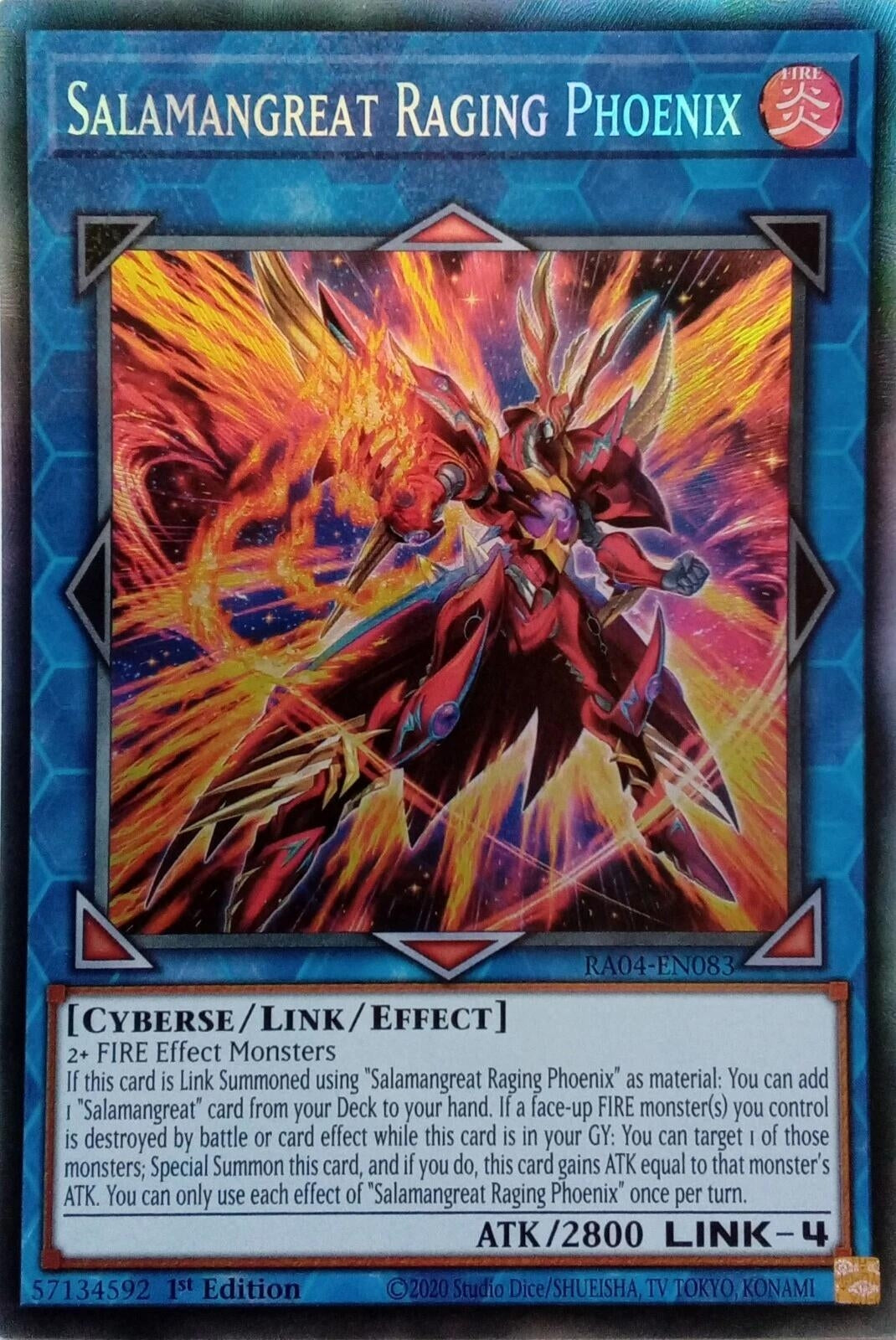 Image for Salamangreat Raging Phoenix (PCR) (Quarter Century Stampede) (RA04-EN083) - YuGiOh