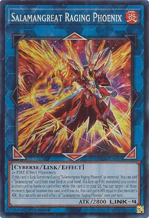 Image for Salamangreat Raging Phoenix (Quarter Century Stampede) (RA04-EN083) - YuGiOh