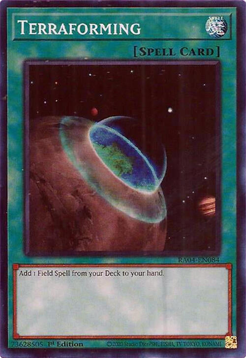Image for Terraforming (Quarter Century Stampede) (RA04-EN084) - YuGiOh