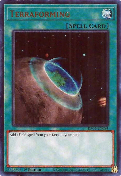 Image for Terraforming (UR) (Quarter Century Stampede) (RA04-EN084) - YuGiOh