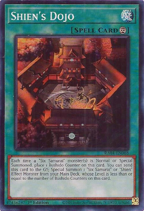 Image for Shien's Dojo (Quarter Century Stampede) (RA04-EN088) - YuGiOh
