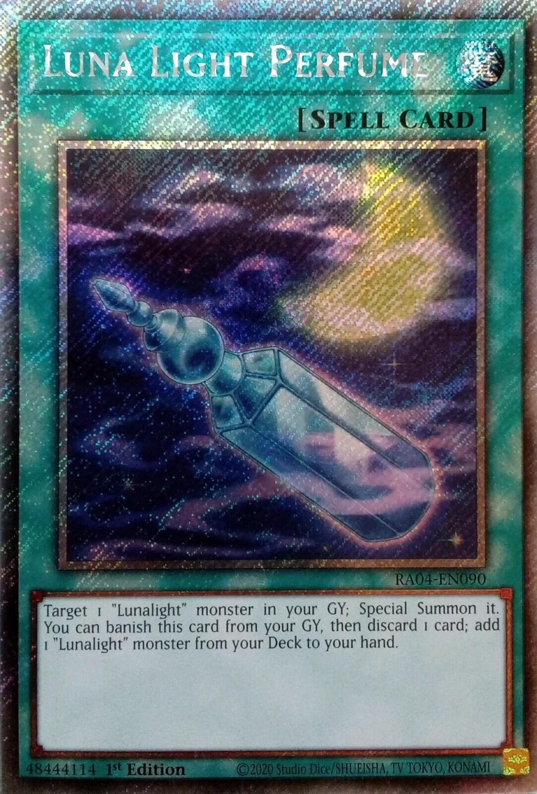 Image for Luna Light Perfume (Platinum Secret Rare) (Quarter Century Stampede) (RA04-EN090) - YuGiOh