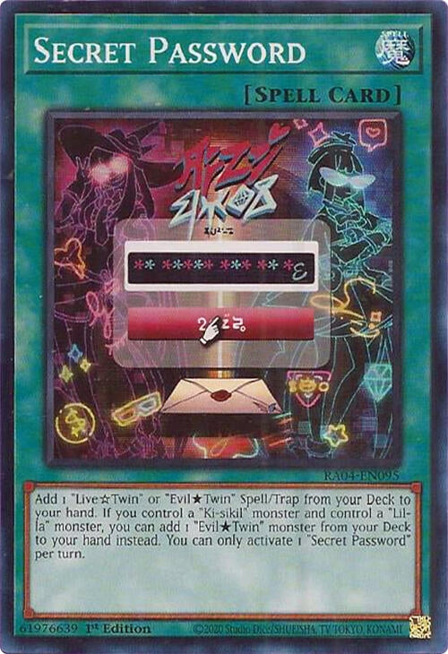 Image for Secret Password (Quarter Century Stampede) (RA04-EN095) - YuGiOh
