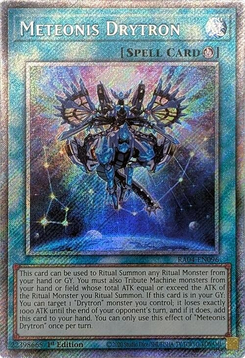 Image for Meteonis Drytron (Platinum Secret Rare) (Quarter Century Stampede) (RA04-EN096) - YuGiOh