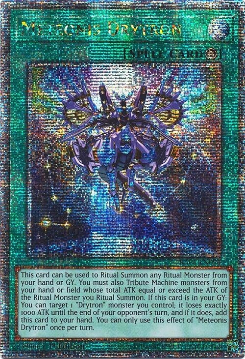 Image for Meteonis Drytron (Quarter Century Secret Rare) (Quarter Century Stampede) (RA04-EN096) - YuGiOh