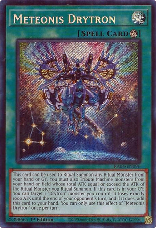 Image for Meteonis Drytron (Secret Rare) (Quarter Century Stampede) (RA04-EN096) - YuGiOh
