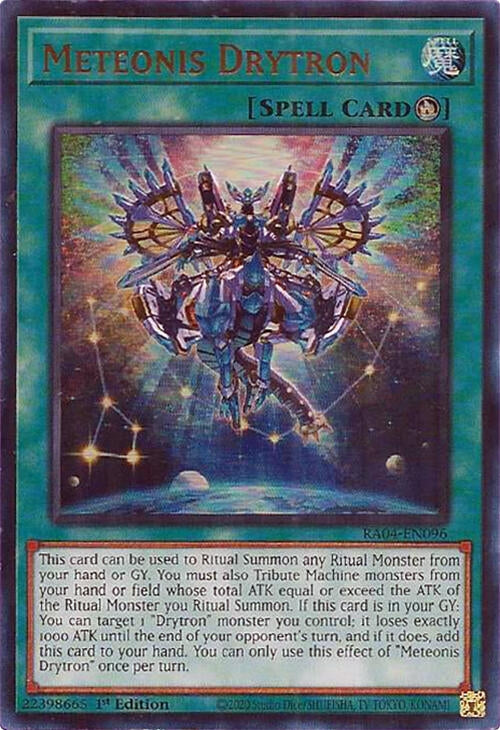 Image for Meteonis Drytron (UR) (Quarter Century Stampede) (RA04-EN096) - YuGiOh