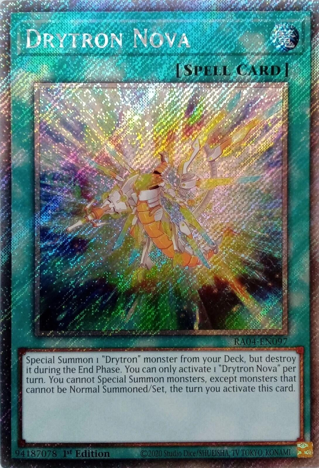 Image for Drytron Nova (Platinum Secret Rare) (Quarter Century Stampede) (RA04-EN097) - YuGiOh