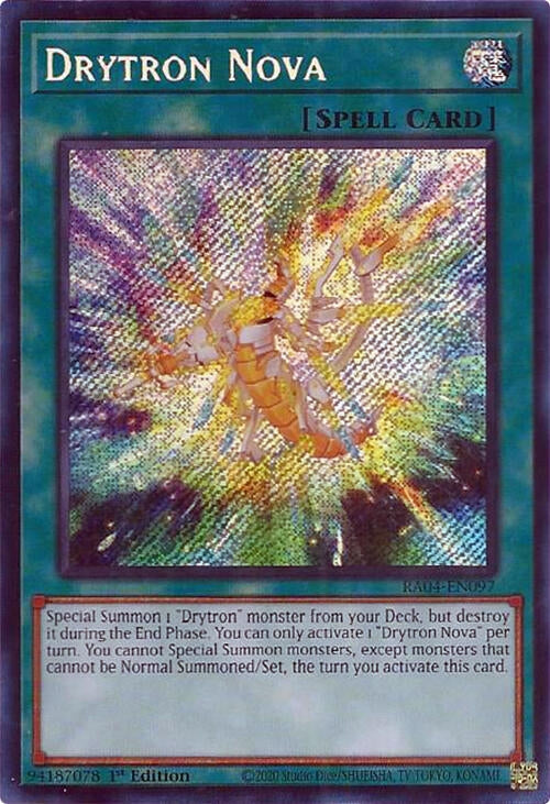 Image for Drytron Nova (Secret Rare) (Quarter Century Stampede) (RA04-EN097) - YuGiOh