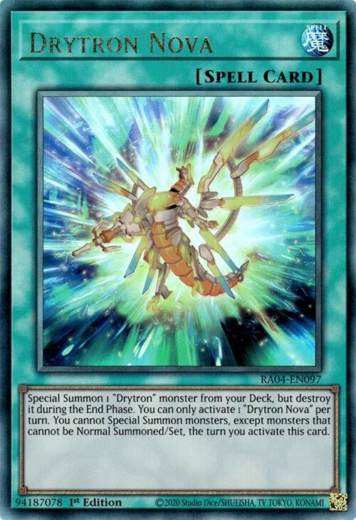 Image for Drytron Nova (PUR) (Quarter Century Stampede) (RA04-EN097) - YuGiOh