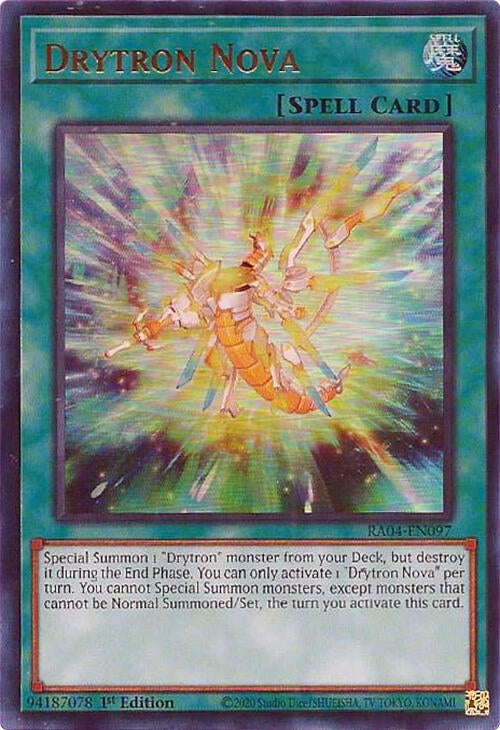 Image for Drytron Nova (UR) (Quarter Century Stampede) (RA04-EN097) - YuGiOh