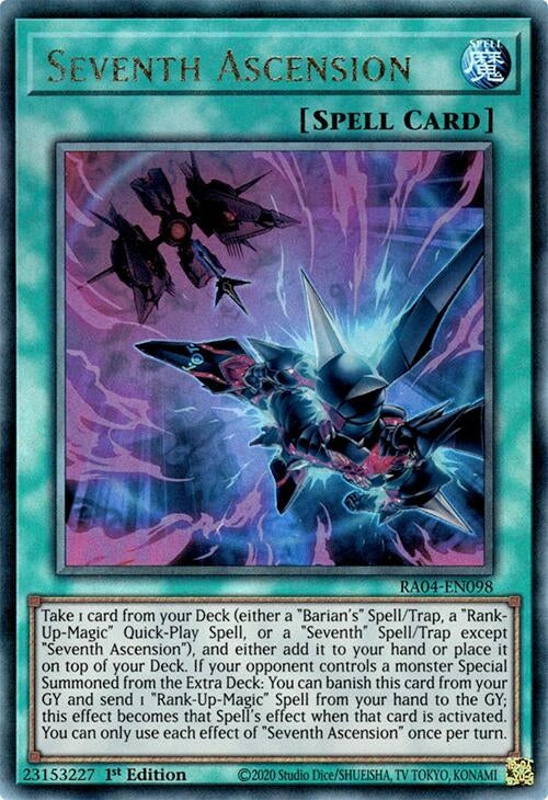 Image for Seventh Ascension (PUR) (Quarter Century Stampede) (RA04-EN098) - YuGiOh