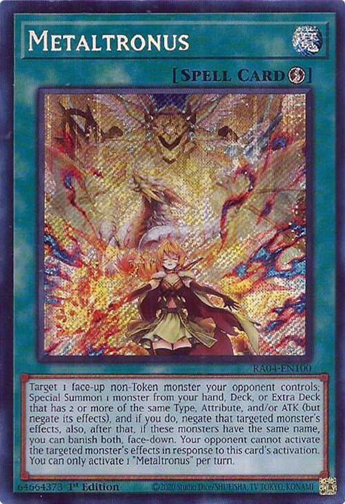 Image for Metaltronus (Secret Rare) (Quarter Century Stampede) (RA04-EN100) - YuGiOh