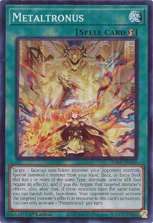 Image for Metaltronus (Quarter Century Stampede) (RA04-EN100) - YuGiOh