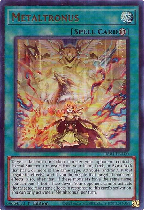 Image for Metaltronus (UR) (Quarter Century Stampede) (RA04-EN100) - YuGiOh