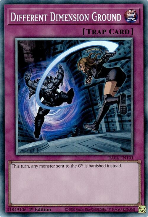 Image for Different Dimension Ground (PCR) (Quarter Century Stampede) (RA04-EN101) - YuGiOh